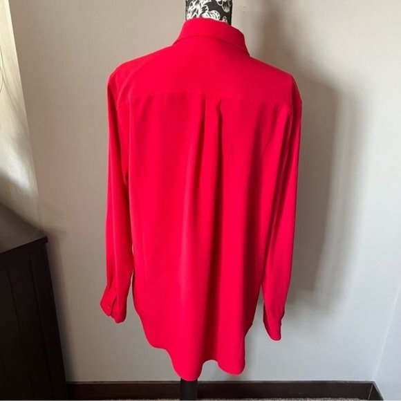 Equipment Red Blouse - Picture 6 of 7